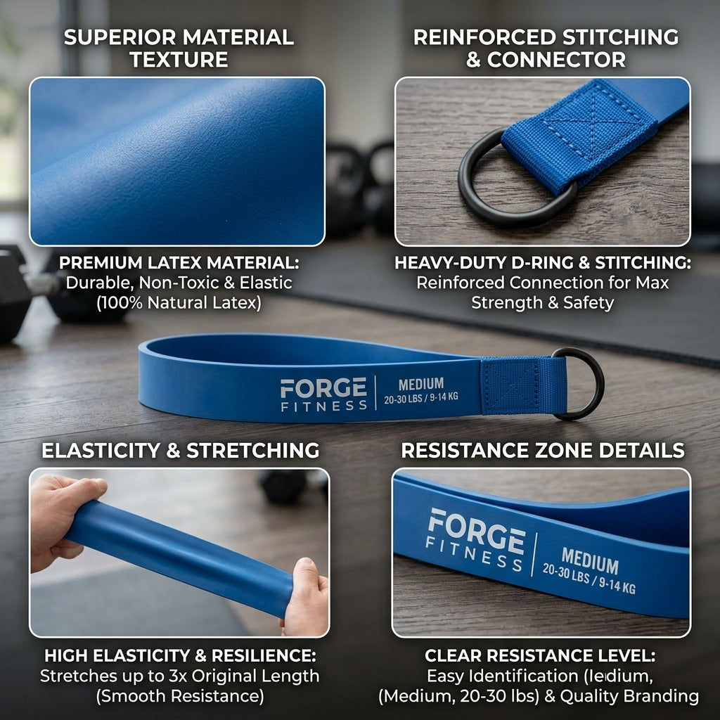 Train Anywhere | Premium Resistance Band Set for Full Body Fitness