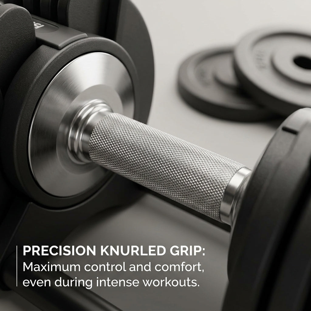 One Dumbbell, Endless Possibilities | Adjustable 5-52 lbs Dumbbell Set
